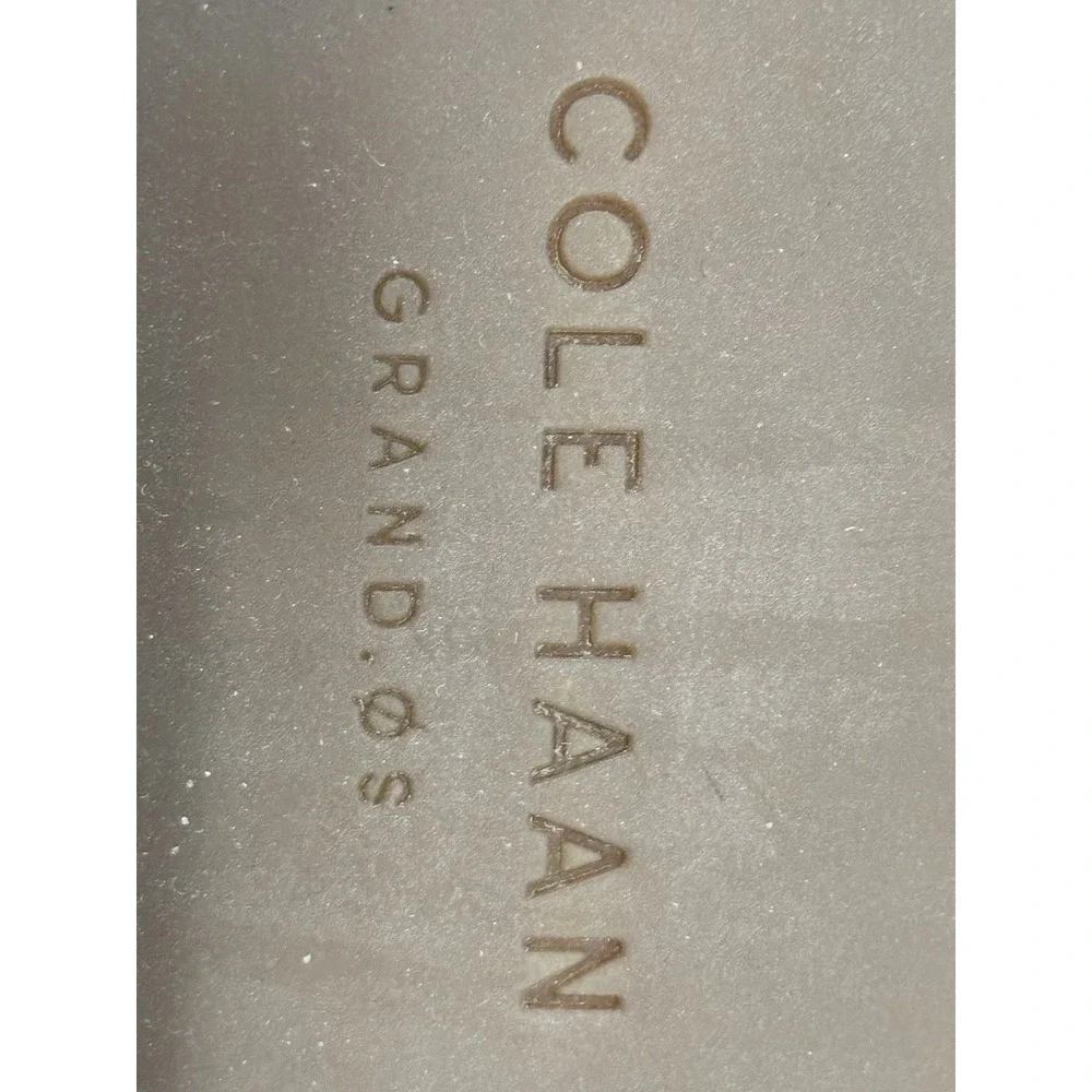 Cole Haan Riona Suede Slouch Ankle Boots Back Zip Booties Women's 8.5B Grey READ